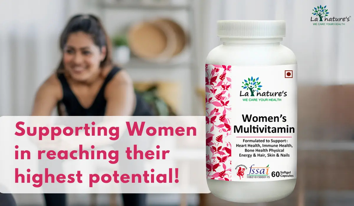 Lanatures's tweet photo. 💖 Glow Up from Within! – La Nature’s Women’s Multivitamin 💊✨
Total Wellness for the Modern Woman – Beauty, Strength &amp; Immunity in Every Capsule!
To Buy Visit: https://t.co/CRwTs7f7pR
#dailywellness #strongwomen #beautyfromwithin #hairskinnails #hormonalbalance #primroseoil https://t.co/Hbb0BVavMu