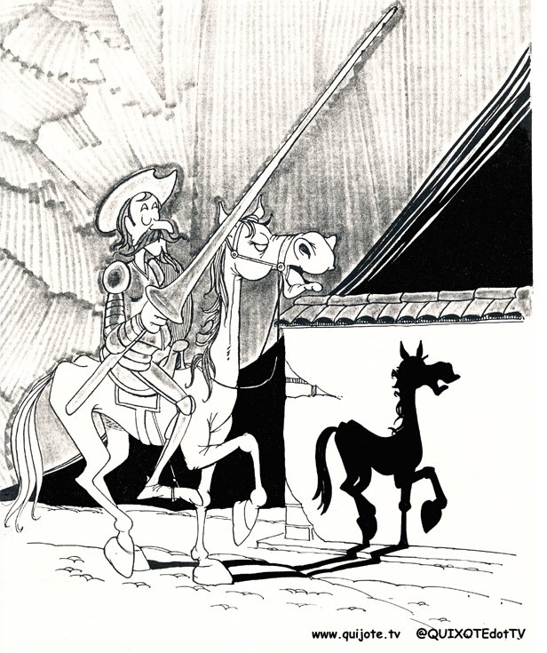 QUIXOTEdotTV's tweet photo. El primer vídeo que retiraron fue el primero que subimos: la cabecera de la serie con la canción "Sancho, Quijote", subido al estrenarse @Youtube en 2005  y lo sentimos mucho,pero no por el vídeo, sino por los miles de simpáticos comentarios que han borrado también al eliminarlo. https://t.co/mg0u4Q3TnV