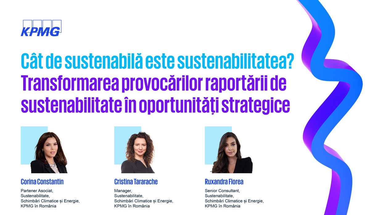 Cât de sustenabilă este sustenabilitatea?-Primul val de raportare în baza noilor cerințe europene privind durabilitatea a scos la iveală nu doar provocări, ci și oportunități strategice pentru companii. kpmg.com/ro/en/blogs/ho… #kpmg #Sustenabilitate #ESG #dublamaterialitate