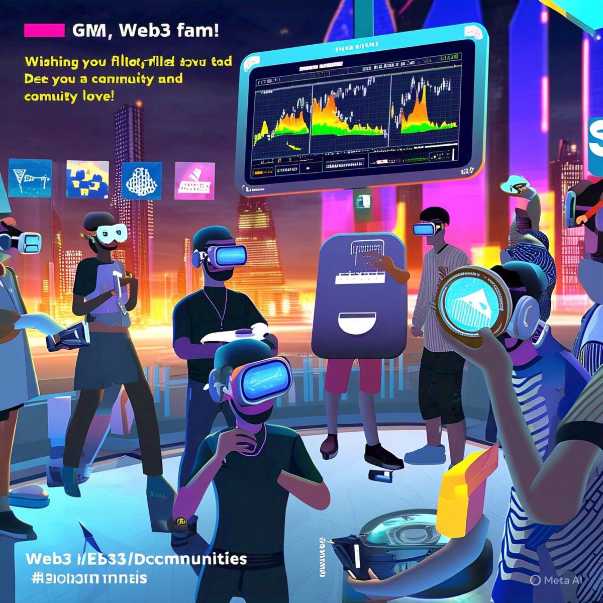 haysticks9's tweet photo. "GM, Web3 fam! Wishing you a day filled with decentralization, innovation, and community love! What's on your Web3 agenda today? #Web3 #Blockchain #DecentralizedCommunities #GM
#Web3CommunityBuilding #communitymoderators https://t.co/jJndg750Et