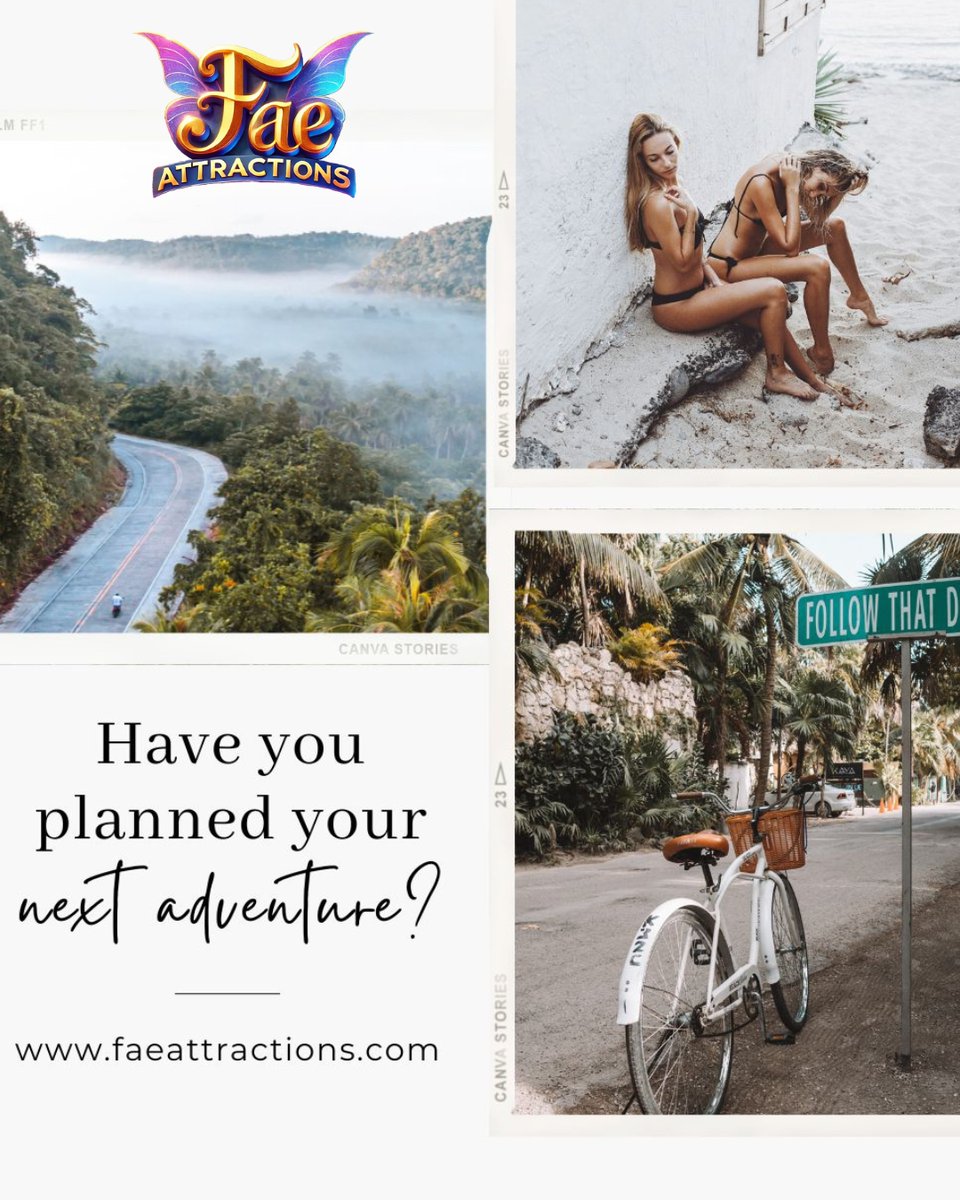 faeattractions's tweet photo. Have you planned your next adventure? 🌍
Beach? Mountains? A tropical escape?
Let’s make it happen — with VIP perks &amp; zero stress.

📍 https://t.co/Pllyz0ENGL
#FaeAttractions #NextAdventure #CustomTravel #LuxuryGetaway https://t.co/CiXoF07C2z