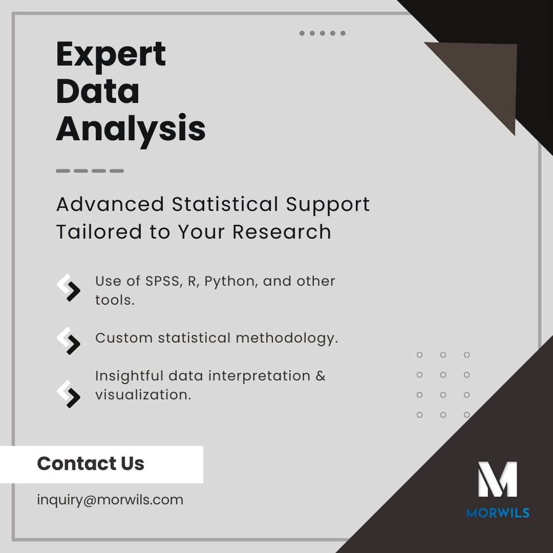 MorwilsTech's tweet photo. Unlock precision and innovation in your research with Morwils. We offer expert data analysis, research publication support, advanced image analysis and data collection tools. 

#ResearchSupport #DataAnalysis #ScientificResearch #Innovation #Technology #ArtificialIntelligence https://t.co/PQpKk16JsF