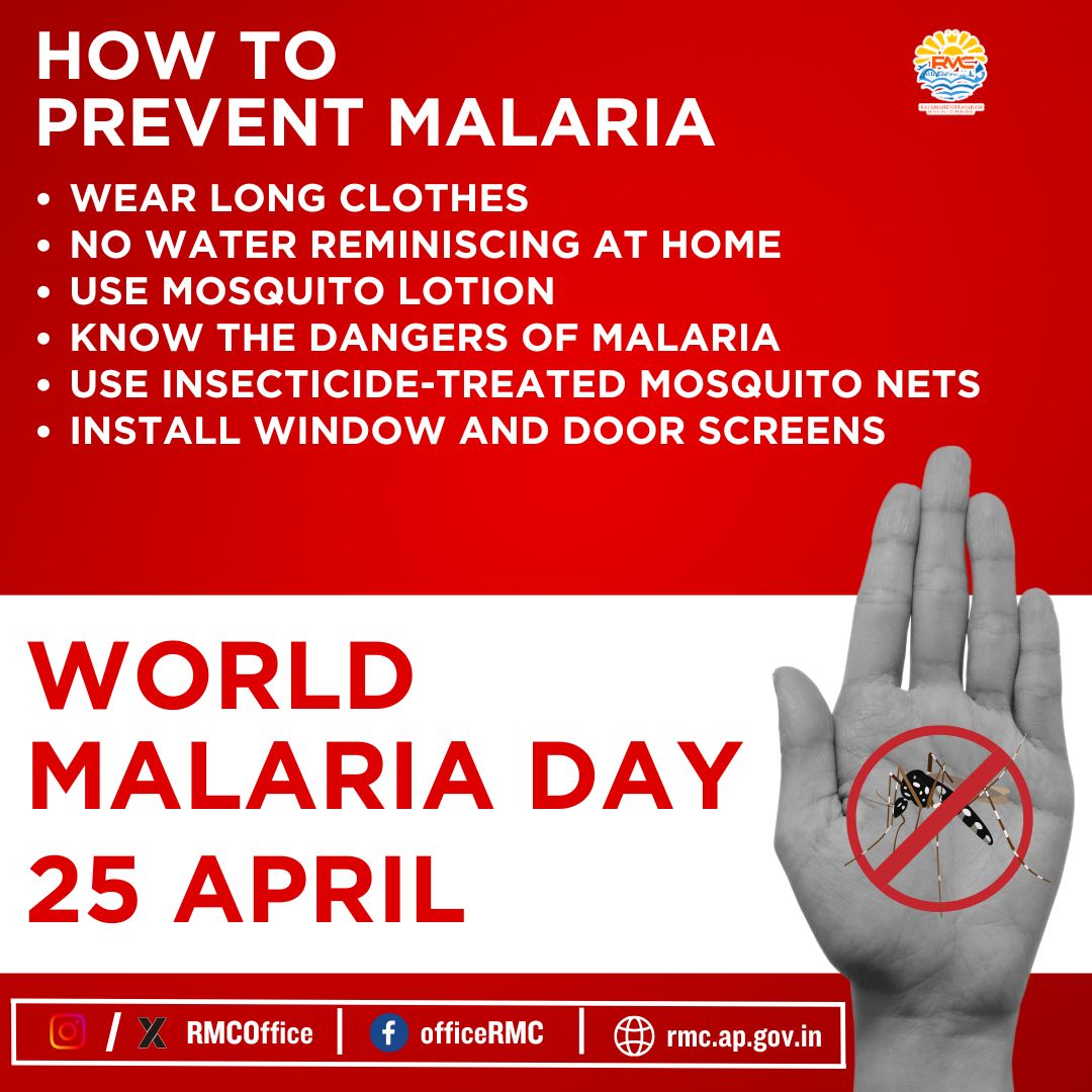 RMCoffice's tweet image. World Malaria Day 25 april
how to prevent malaria
1.wear long clothes
2. No water reminiscing at home
3.use mosquito lotion
4.know the dangers of malaria
5.Use insecticide-treated mosquito nets
6.Install window and door screens
#WorldMalariaDay  #MosquitoNet #InsectRepellent #rmc