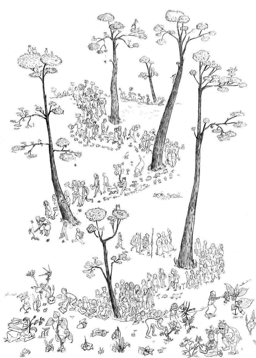 Bir gün bile unutmadık, yine de deprem inatla hatırlattı: İyi ki Gezi var! 

O ağaçlar da hâlâ orada, Gezi’yi savunanlar sayesinde. 

İçeride hepimiz adına bedel ödeyen dostlarımıza hürmetle: Gezi için, herkes için adalet! 

(Çizim: Ceren Oykut)