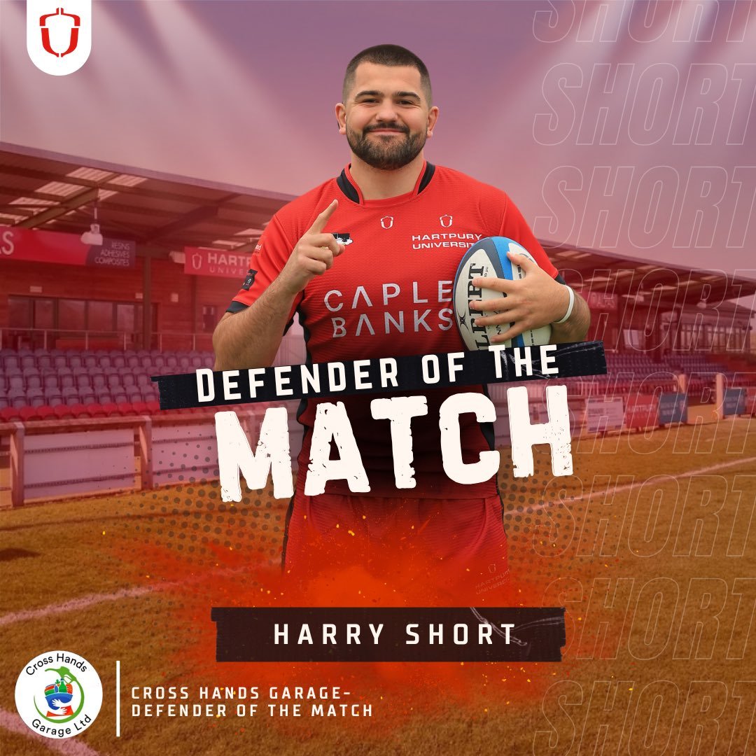 crosshands1975's tweet photo. Congratulations Harry Short on Defender of the Match against Chinnor RFC https://t.co/b0uQ7HKcQt