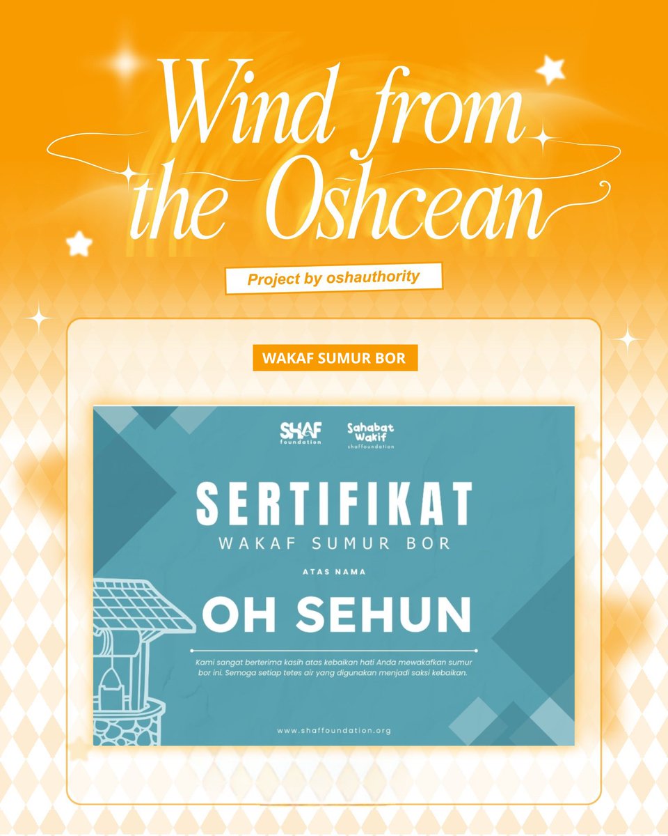 OSHA For Sehun (@oshauthority) on Twitter photo ๐ฆ๐๐๐จ๐ก ๐๐๐ฅ๐ง๐๐๐๐ฌ ๐ฃ๐ฅ๐ข๐๐๐๐ง ๐ฏ๐ ๐ข๐ฆ๐๐
๐งกแฏIแแช แดแOแฐ TแผE OีแผแEแฉแ๐งก
โข Chapter 5:
Funding of water well
Dengan adanya sumur bor, harapan krisis air di beberapa daerah akan teratasi ๐๐งก
#AlwaysBySehunSide #OhSehun #์ค์ธํ #ๅณไธๅณ ๐ฆ๐๐๐จ๐ก ๐๐๐ฅ๐ง๐๐๐๐ฌ ๐ฃ๐ฅ๐ข๐๐๐๐ง ๐ฏ๐ ๐ข๐ฆ๐๐
๐งกแฏIแแช แดแOแฐ TแผE OีแผแEแฉแ๐งก
โข Chapter 5:
Funding of water well
Dengan adanya sumur bor, harapan krisis air di beberapa daerah akan teratasi ๐๐งก
#AlwaysBySehunSide #OhSehun #์ค์ธํ #ๅณไธๅณ