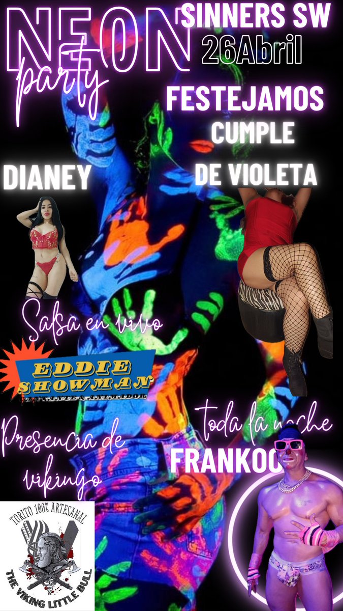 Club Sinners SW (@club_sinnersw) on Twitter photo 📆 Este sábado 26 tendremos toda la noche a <a href="/FrankooSho35125/">Frankoo Shows</a>, salsa en vivo con Eddie SHOWMAN y en la pista la sensual Dianey , también festejaremos el cumple de nuestra amiga <a href="/luamsakura/">ViOlEt 😈Y VicN</a> y las bebidas exóticas de Vikingo, recuerden que el acceso es con previa reservación 📆 Este sábado 26 tendremos toda la noche a <a href="/FrankooSho35125/">Frankoo Shows</a>, salsa en vivo con Eddie SHOWMAN y en la pista la sensual Dianey , también festejaremos el cumple de nuestra amiga <a href="/luamsakura/">ViOlEt 😈Y VicN</a> y las bebidas exóticas de Vikingo, recuerden que el acceso es con previa reservación
