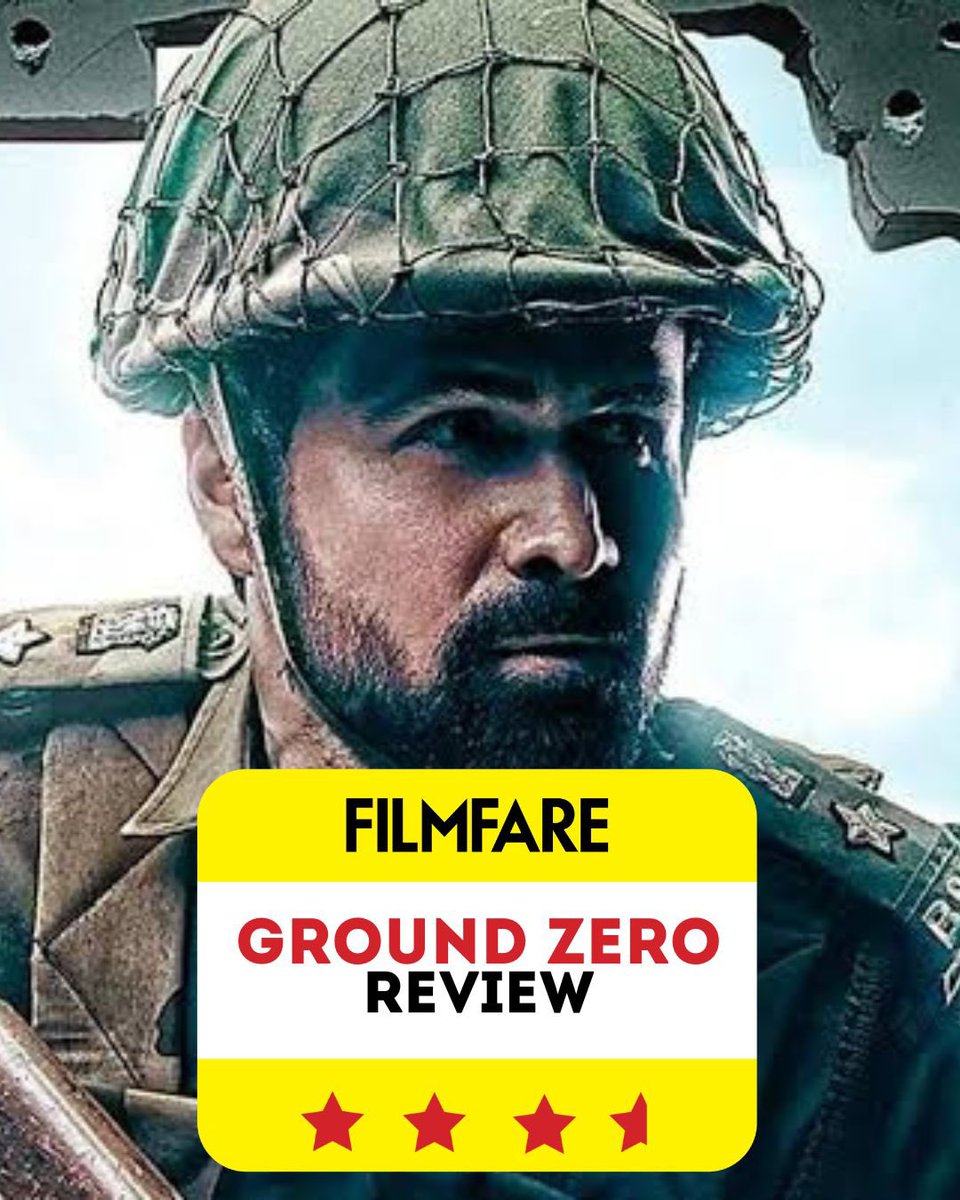 #GroundZeroReview

“Watch it for the untold story of one of India’s most pivotal military operations—and for Emraan Hashmi’s gripping portrayal of a soldier who fights not just with bullets, but with belief,” comments Devesh Sharma.

Rating: 3.5/5

Read more at the link in bio.