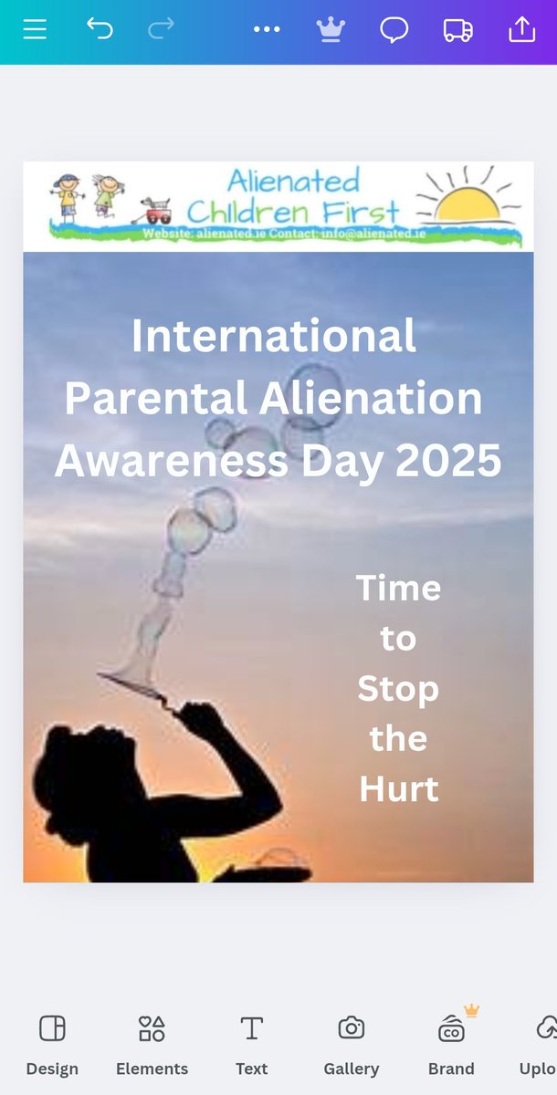 Do you know what 
Parental Alienation is?

Every day, countless parents and children are torn apart, not by distance, not by choice, but by the invisible, devastating abuse known as 
Parental Alienation.
 
International #ParentalAlienation Awareness Day 25th April 2025 💙💚💙