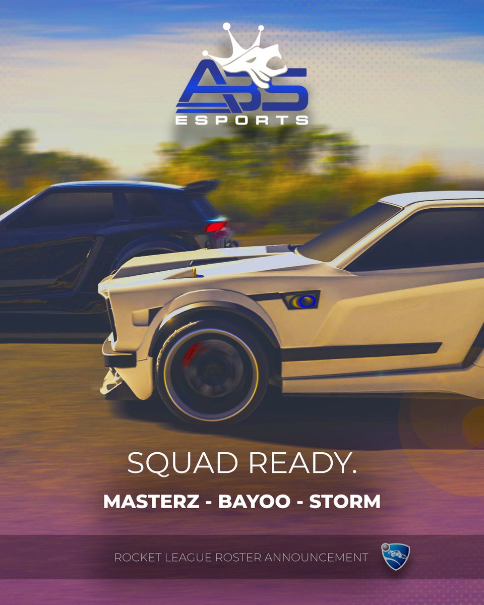 🚨 | ANNOUNCEMENT 

They're ready to take the stage! 🚀

Introducing our first ever Rocket League roster.

• <a href="/MaasteerZ/">MasteerZ</a> 
• <a href="/Storm0_0TV/">szturmuj kozę</a> 
• <a href="/bayoo_rl/">Bayoo.</a> 

Led by our Head of Rocket League, <a href="/Lief_Lucas/">Lucasinho prime</a>.

Next step : Open Qualifier #1 of RLCS Split 2 | 6 p.m.
Time to play football.