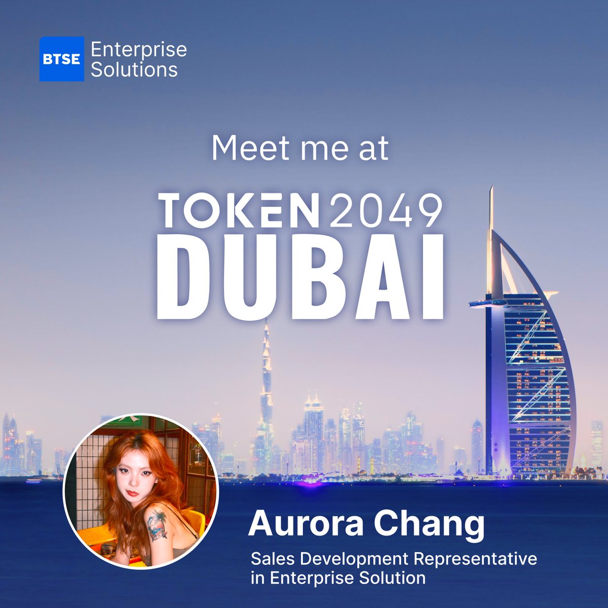 🚀 Heading to TOKEN2049 in Dubai!!!
Excited to be there with BTSE. If you’re working on something cool in the space,let’s chat! We’re always open to interesting conversations and meaningful collaborations.
DMs are open or come say hi👋
🌍 btse.com #TOKEN2049 #Web3