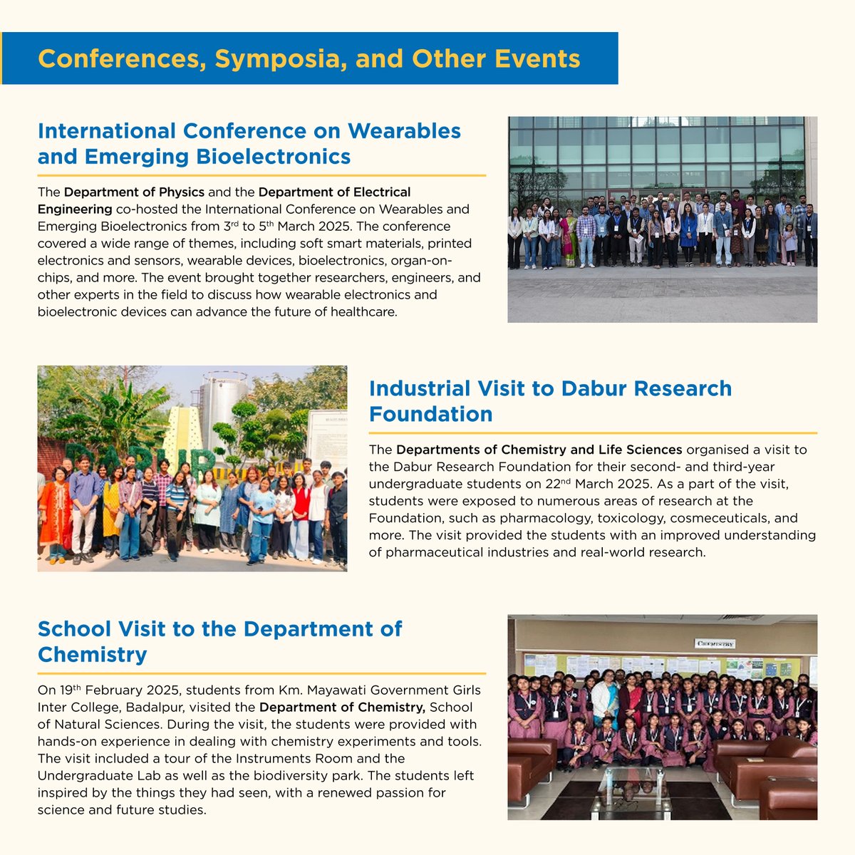 The latest edition of the Natural Sciences Quarterly is here! From a new Centre of Excellence to global conferences and standout student achievements—this quarter was all about progress and impact.

Explore how the School of Natural Sciences is pushing boundaries in science!