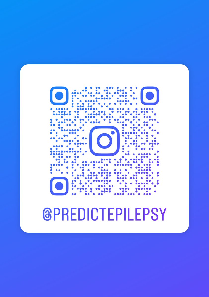 Interested in predicting epilepsy 📈⚡️? Follow our profile to get news into your inbox:
instagram.com/predictepileps…