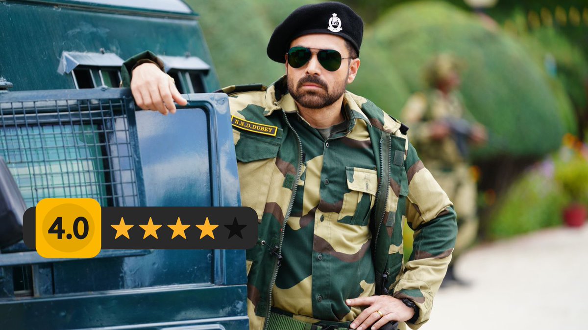 ytnmnt's tweet photo. #GroundZeroMovieReview: A gripping patriotic thriller.

RATING:  ⭐⭐⭐⭐ (4/5)

#GroundZero isn’t just a military thriller — it’s an intense, deeply personal look at the cost of conflict.

🎬 Director #TejasPrabhaDeoskar opens with urgency and never lets go.
The storytelling is raw, grounded, and avoids clichés.

🧠 It’s not about chest-thumping — it’s about inner war, personal sacrifice, and duty beyond borders. #Kashmir 

🔥 @emraanhashmi delivers a career-best as BSF officer Narendra Dubey — stoic, vulnerable, and incredibly powerful.

💥 Inspired by a true covert mission post the 2001 Parliament attack, this is one of the most relevant stories in years.

🌟 @SaiTamhankar brings silent strength, while #ZoyaHussain shines with quiet confidence.
Solid supporting cast throughout.

🎥 The cinematography is stunning — stillness outside, storm within.
Kudos to #KamaljeetNegi for the visual depth.

🎶 #SoLeneDe hits the right emotional note — a moving tribute to those who fight without applause. @JubinNautiyal @ItsAfsanaKhan

🪖 This isn’t just a film — it’s a salute to unseen heroes of national security.

🙏 Backed by @FarOutAkhtar & @ritesh_sid, this is storytelling that matters.

Raw, real, and relevant. Don’t miss it. 🔥

#EmraanHashmi #GhaziBaba #GroundZero #BSF #TrueStory #GroundZeroReview #MustWatch

@emraanhashmi @tejasdeoskar @FarOutAkhtar @ritesh_sid @SaieTamhankar @excelmovies