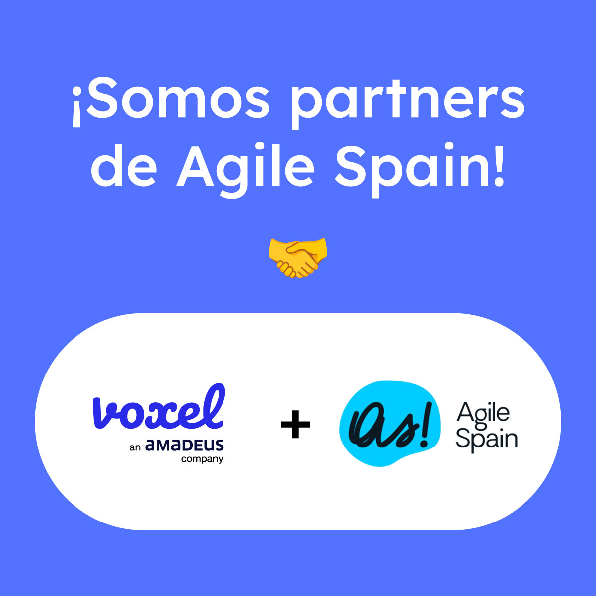 Voxel (@bavelvoxel) on Twitter photo 🤜🤛 Un año más, ¡continuamos apoyando a la #comunidadágil como patrocinadores oficiales de <a href="/agilespain/">Agile Spain</a>! Esta #colaboración también nos permite ⚡️ inspirarnos y aprender de las experiencias y conocimientos compartidos por otros expertos/as del sector. ¡Seguimos, equipo! 😎 🤜🤛 Un año más, ¡continuamos apoyando a la #comunidadágil como patrocinadores oficiales de <a href="/agilespain/">Agile Spain</a>! Esta #colaboración también nos permite ⚡️ inspirarnos y aprender de las experiencias y conocimientos compartidos por otros expertos/as del sector. ¡Seguimos, equipo! 😎