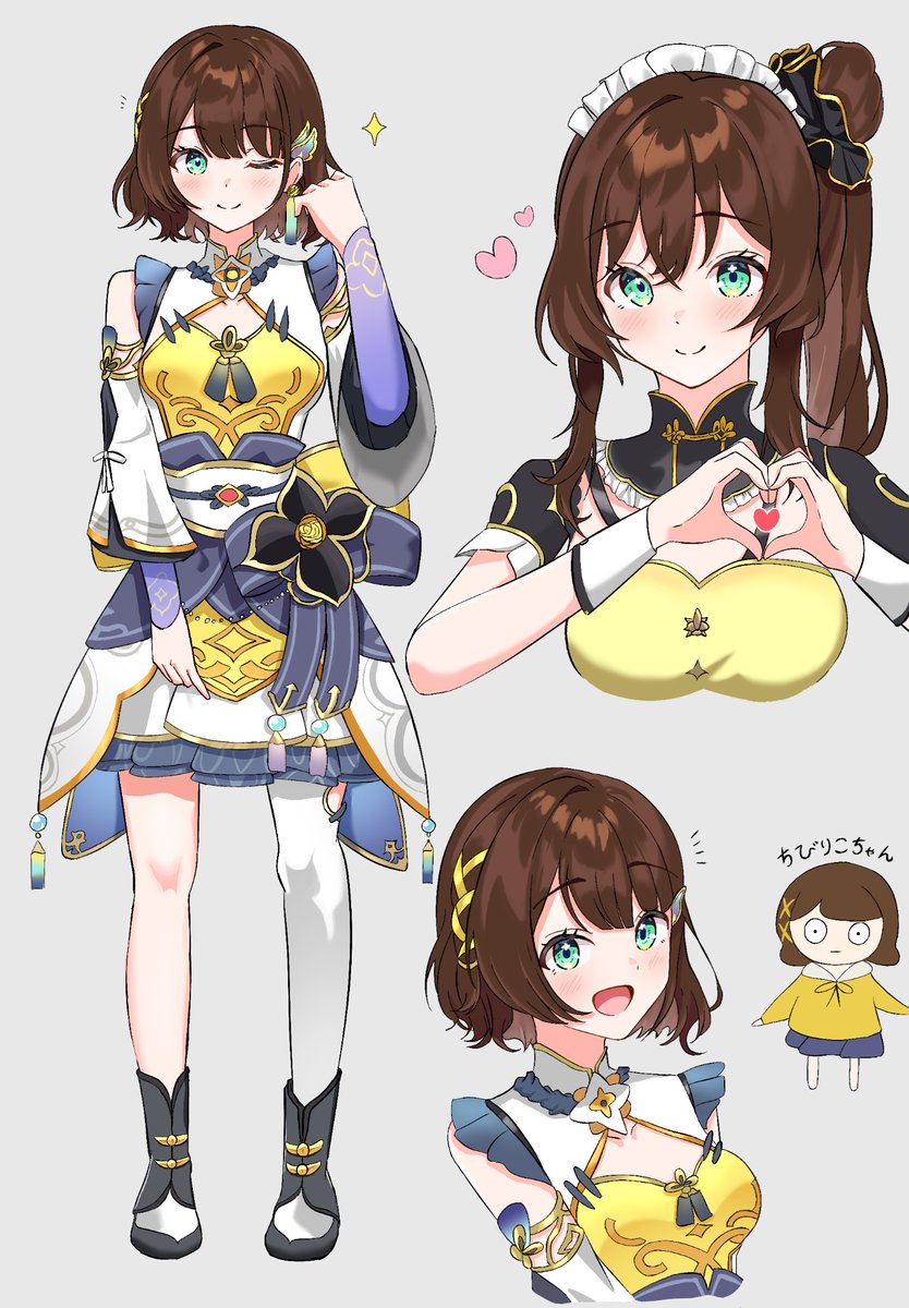 しがりこちゃんとちびりこちゃん #し画りこ #ちびりこちゃん描いてみた