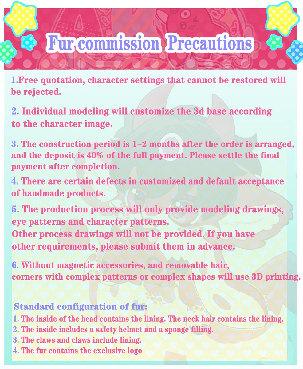 Entrusted opening in 2025

Accept all commissions. If you need a quotation, please contact me by private message first. The delivery time is 5.1-5.10 in the form of an email delivery menu. The detailed price and instructions are on the picture. Please send it to 775247883@qq.com