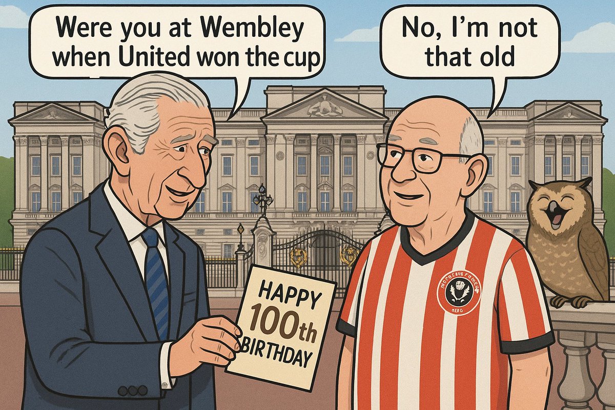 It is the anniversary of Sheffield United winning at Wembley for the only time in their history. 

100 years without a major trophy 🏆 

#swfc #twitterblades #sufc #100years