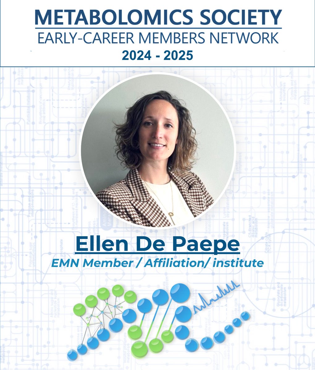 EMN Metabolomics Society (@emn_metsoc) on Twitter photo Highlighting new <a href="/EMN_MetSoc/">EMN Metabolomics Society</a> member, <a href="/ellendepaepe/">EllenDePaepe</a>, Dr-Assistant and Post-doc <a href="/ugent/">UGent</a>, applying #metabolomics + #lipidomics to study pediatric food allergies, obesity + the #exposome. Ellen contributes to FLEXiGUT, FAME + MeMoSA, w/ a passion for non-invasive biofluids #EMN_MetSoc Highlighting new <a href="/EMN_MetSoc/">EMN Metabolomics Society</a> member, <a href="/ellendepaepe/">EllenDePaepe</a>, Dr-Assistant and Post-doc <a href="/ugent/">UGent</a>, applying #metabolomics + #lipidomics to study pediatric food allergies, obesity + the #exposome. Ellen contributes to FLEXiGUT, FAME + MeMoSA, w/ a passion for non-invasive biofluids #EMN_MetSoc