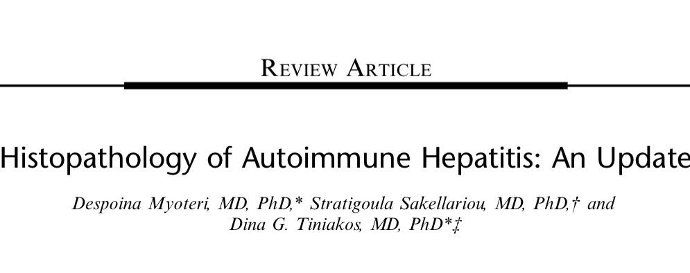 Dina Tiniakos (@dinatiniakos) on Twitter photo Want to know “everything” about #AIH histopathology 🔬? Check out our recent review in Advances in Anatomic Pathology pubmed.ncbi.nlm.nih.gov/40255040/
<a href="/ESP_Pathology/">European Society of Pathology (ESP)</a> <a href="/EASLnews/">EASLnews</a> <a href="/eemh_hasl/">HASL</a> <a href="/my_ueg/">my_UEG</a> <a href="/UKLiverPath/">UK Liver Pathology Group</a> <a href="/LiverPath_HPHS/">Hans Popper Hepatopathology Society</a> <a href="/AASLDtweets/">AASLD</a> #LiverTwitter Want to know “everything” about #AIH histopathology 🔬? Check out our recent review in Advances in Anatomic Pathology pubmed.ncbi.nlm.nih.gov/40255040/
<a href="/ESP_Pathology/">European Society of Pathology (ESP)</a> <a href="/EASLnews/">EASLnews</a> <a href="/eemh_hasl/">HASL</a> <a href="/my_ueg/">my_UEG</a> <a href="/UKLiverPath/">UK Liver Pathology Group</a> <a href="/LiverPath_HPHS/">Hans Popper Hepatopathology Society</a> <a href="/AASLDtweets/">AASLD</a> #LiverTwitter