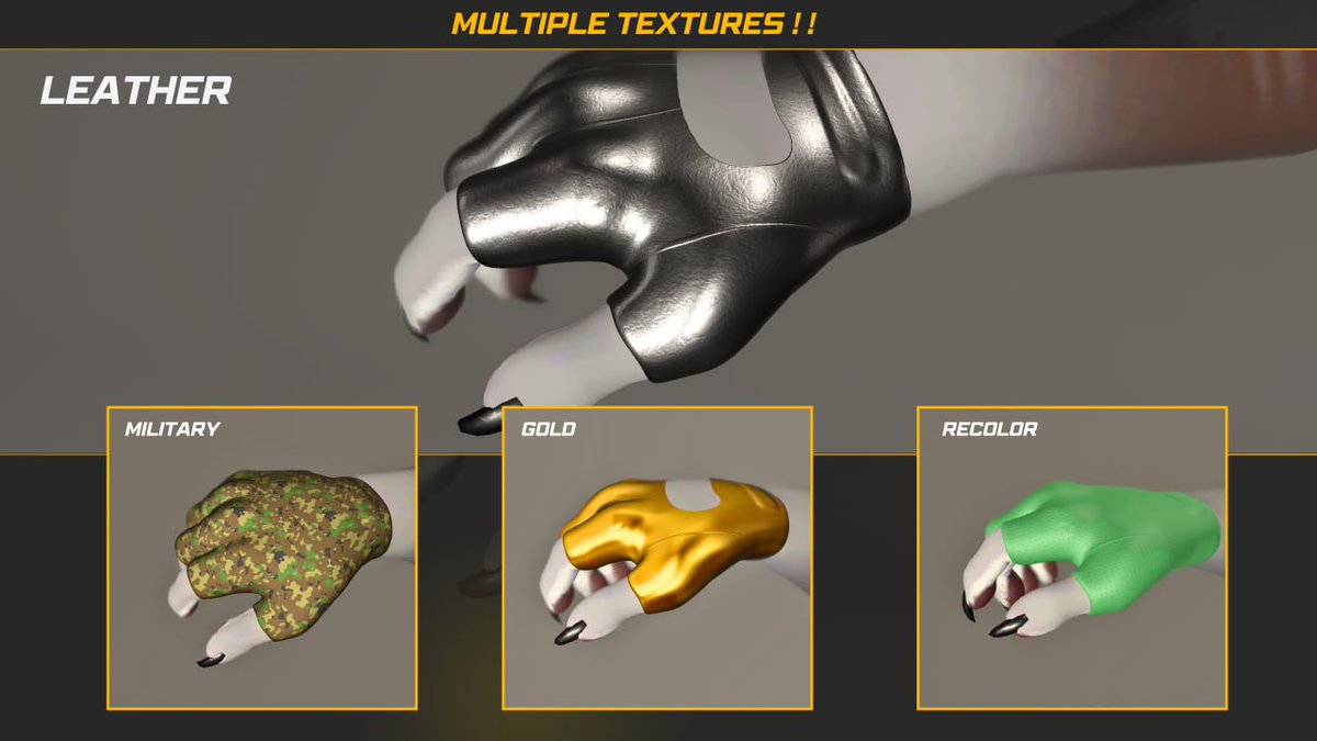 Blizzard_Dusk's tweet photo. I was forced to take down my gloves that I made with lots of love for u all because it breaks Tos.
So I decided to to make it free for every that owns the Wolfman.
U will be able to find it on the Wolfman Discord server enjoy.
And thanks for all the people that supported me🥰. https://t.co/AcwY9SMPAY