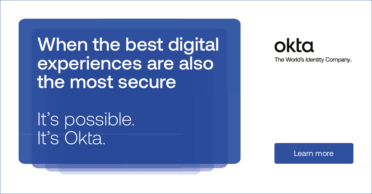 ICYMI: The future of cybersecurity is identity-first. Learn how <a href="/okta/">Okta</a> is securing public sector access with passkeys, AI-driven threat detection &amp; seamless authentication here 🔗 biz.pn/bdwJ6H 

#CyberSecurity #IdentitySecurity #ZeroTrust