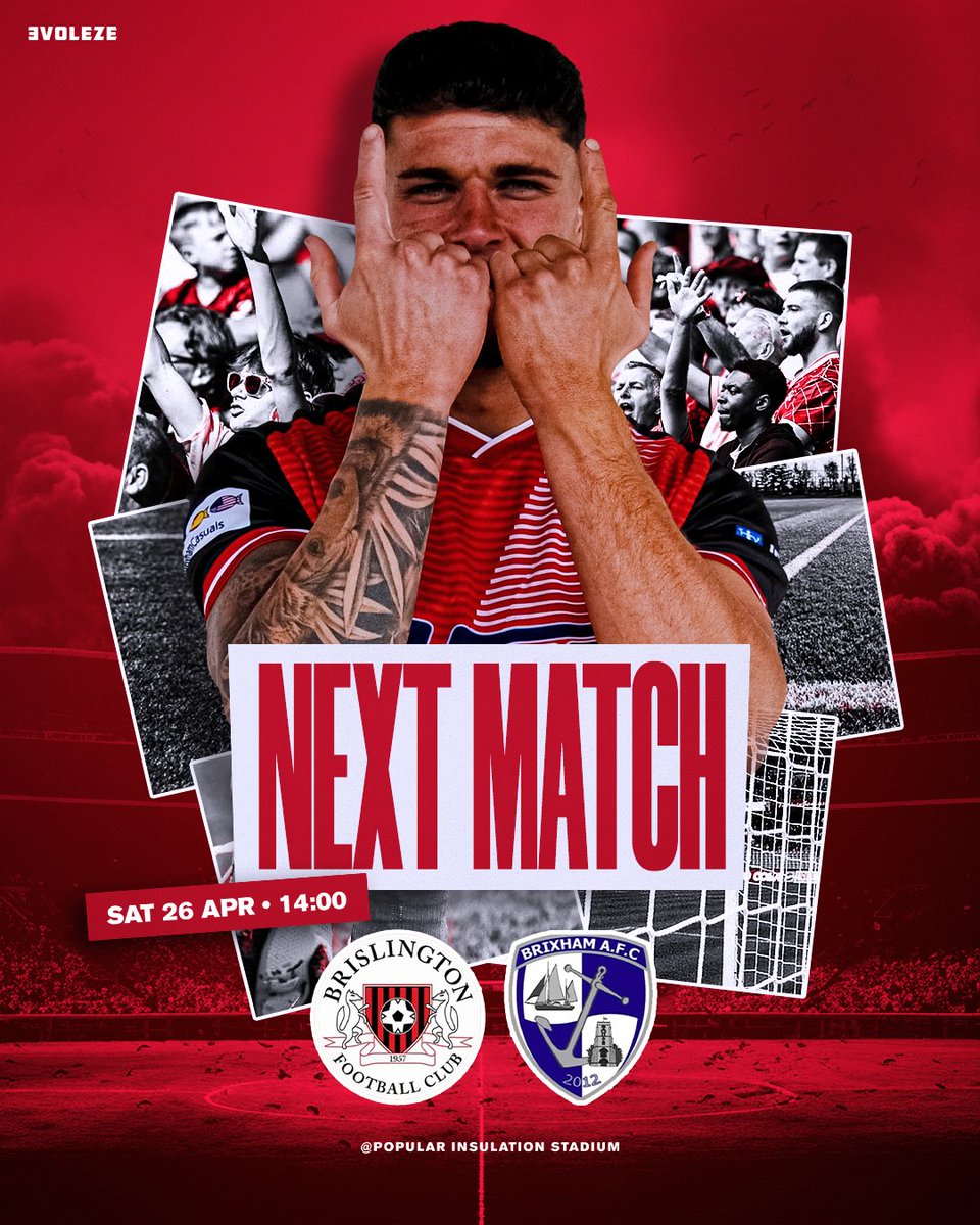 Brixham AFC (@brixhamafc) on Twitter photo Our last league away game of the season sees us travel to <a href="/BrislingtonFC/">Brislington FC</a>
Kick Off is 3PM
<a href="/moreseafood/">More Seafood ltd</a>
<a href="/PumpTechLtd/">Pump Technology</a>
<a href="/BrixhamCasuals/">Brixham Casuals</a>
<a href="/Brixhamfishmkt/">Brixham Fish Market</a>
<a href="/swsportsnews/">South West Sports News</a>
<a href="/Jewson/">Jewson</a>
๐๐ค๐๐ค
BLUE ARMY
๐๐๐ Our last league away game of the season sees us travel to <a href="/BrislingtonFC/">Brislington FC</a>
Kick Off is 3PM
<a href="/moreseafood/">More Seafood ltd</a>
<a href="/PumpTechLtd/">Pump Technology</a>
<a href="/BrixhamCasuals/">Brixham Casuals</a>
<a href="/Brixhamfishmkt/">Brixham Fish Market</a>
<a href="/swsportsnews/">South West Sports News</a>
<a href="/Jewson/">Jewson</a>
๐๐ค๐๐ค
BLUE ARMY
๐๐๐