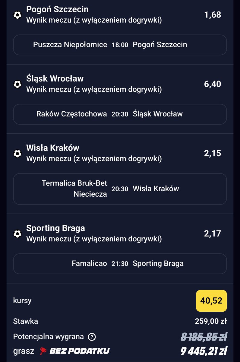 Typy Martineza - Betside tweet media