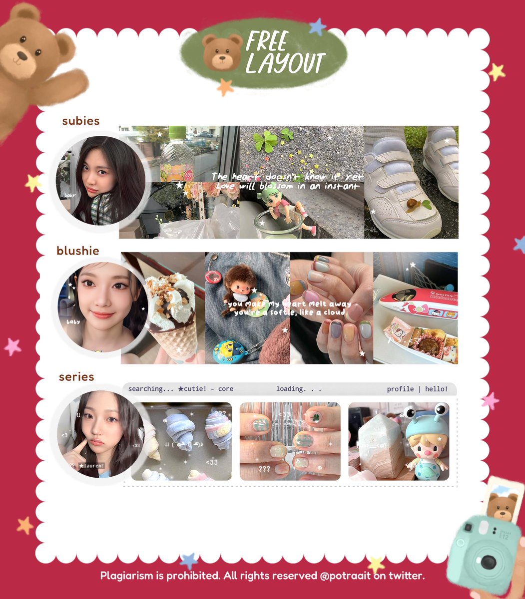 help rt, makacii! 🧸💭

halo__< aku bawa 6 FREE REQ LAYOUT dari katalog blushie, subies &amp; series dalam rangka merayakan hari ulang tahun Alee <a href="/adorebluee_/">Kaylee.</a> yayy! #LilBerryKayDay 🍓🍰❤️ claim by DM @ 19.3O wib🙌🏻 detail bisa cek tweet dibawah ini yaa<3

#zonauang
