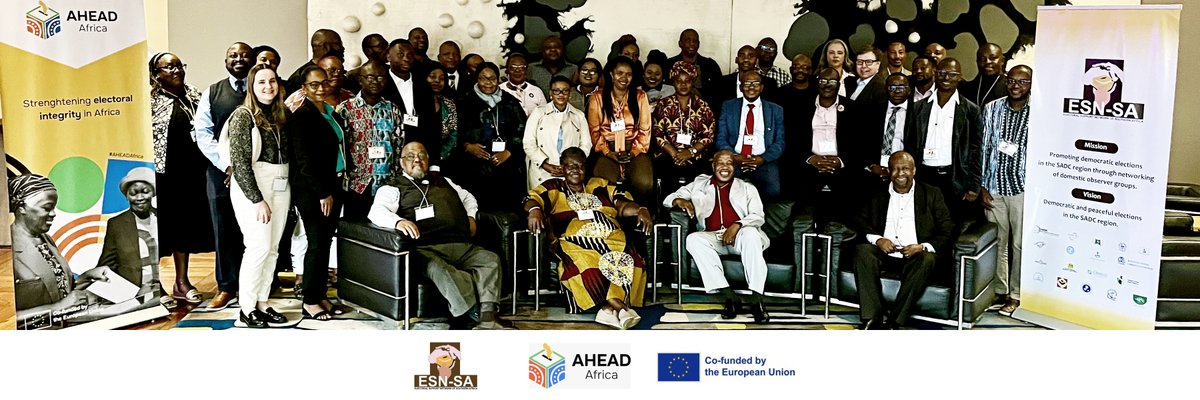 Electoral Support Network of Southern Africa (@esn_sa) on Twitter photo Participants at the Elections Academy: A Review of the 2024 Southern Africa Elections. <a href="/AHEADxAfrica/">AHEAD Africa</a> <a href="/EPDeu/">EPD - European Partnership for Democracy</a> <a href="/_AfricanUnion/">African Union</a> <a href="/SADC_News/">SADC Secretariat</a> <a href="/UNDPAfrica/">UNDP Africa</a> <a href="/IECSouthAfrica/">IEC South Africa</a> <a href="/iecbotswana/">Independent Electoral Commission Botswana</a> <a href="/ECN_Namibia/">Electoral Commission of Namibia</a> <a href="/DemocracyR/">Democracy Reporting International</a> <a href="/ehorn_/">East and Horn Of Africa Observation Network</a> <a href="/CDDGha/">CDD-Ghana</a> <a href="/WAEON/">WAEON</a> <a href="/elogkenya/">ELOG Kenya</a> <a href="/AfEONet/">AfEONet</a> <a href="/Anfrel/">ANFREL</a> <a href="/unisa/">Unisa</a> <a href="/SABCNews/">SABC News</a> <a href="/ZESN1/">ZESN</a> Participants at the Elections Academy: A Review of the 2024 Southern Africa Elections. <a href="/AHEADxAfrica/">AHEAD Africa</a> <a href="/EPDeu/">EPD - European Partnership for Democracy</a> <a href="/_AfricanUnion/">African Union</a> <a href="/SADC_News/">SADC Secretariat</a> <a href="/UNDPAfrica/">UNDP Africa</a> <a href="/IECSouthAfrica/">IEC South Africa</a> <a href="/iecbotswana/">Independent Electoral Commission Botswana</a> <a href="/ECN_Namibia/">Electoral Commission of Namibia</a> <a href="/DemocracyR/">Democracy Reporting International</a> <a href="/ehorn_/">East and Horn Of Africa Observation Network</a> <a href="/CDDGha/">CDD-Ghana</a> <a href="/WAEON/">WAEON</a> <a href="/elogkenya/">ELOG Kenya</a> <a href="/AfEONet/">AfEONet</a> <a href="/Anfrel/">ANFREL</a> <a href="/unisa/">Unisa</a> <a href="/SABCNews/">SABC News</a> <a href="/ZESN1/">ZESN</a>