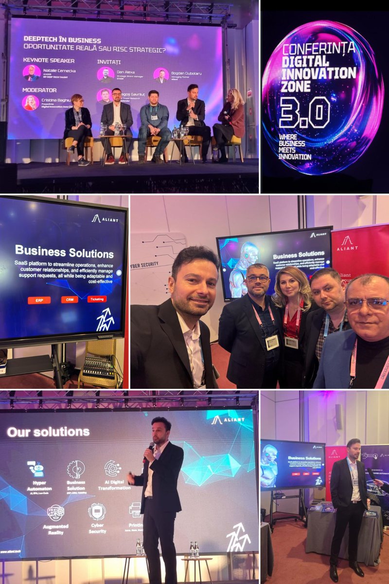 Aliantgroup's tweet image. 🔥 Ce zi la #DIZ3! Idei fresh, conexiuni reale & tech de vârf la @DIZEDIH!
Mândri că am fost parte din acest vibe care scrie viitorul digital.
📽️ Aftermovie: youtu.be/nfQXke4SXRA
#Aliant #TechThatTransforms #DIZstories