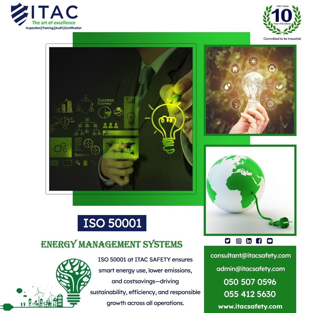 ItacSafety's tweet image. 🌿 Powering a Smarter Tomorrow with ISO 50001
📧 consultant@itacsafety.com | admin@itacsafety.com
📞 050 507 0596 | 055 412 5630
🌐 itacsafety.com
ISO 50001 Consultancy Services in Dubai
#ISO50001 #EnergyManagement #ITACSafety #SmartEnergy #Dubai #Uae #Sharjah #AbuDhabi