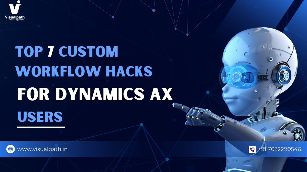 PravinChou430's tweet image. 🚀 Boost your Dynamics AX game! Check out these 7 custom workflow hacks making waves in 2025. 
👉 medium.com/@pravin.visual…

#DynamicsAX #WorkflowAutomation #Visualpath