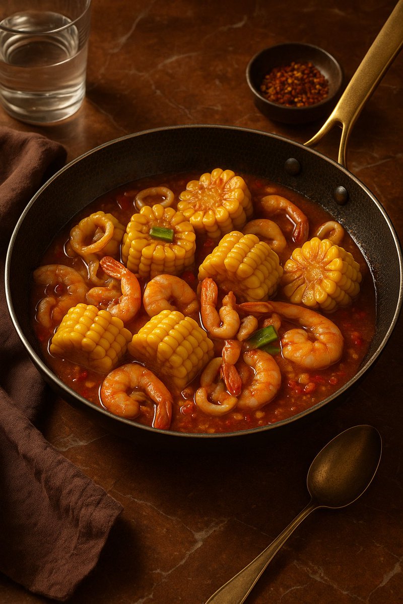 rsyntf's tweet photo. Seafood (cumi dan udang) saus padangg🤤 https://t.co/c0hZWgkoIM