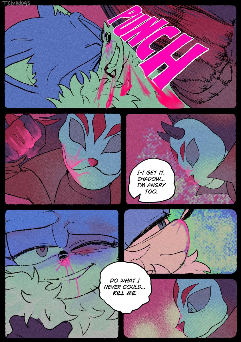 ⚠️mild blood 
⭐️Chapter 1 Page 34

#sonadow #SonicTheHedgehog #ShadowTheHedgehog #brokenfutureau