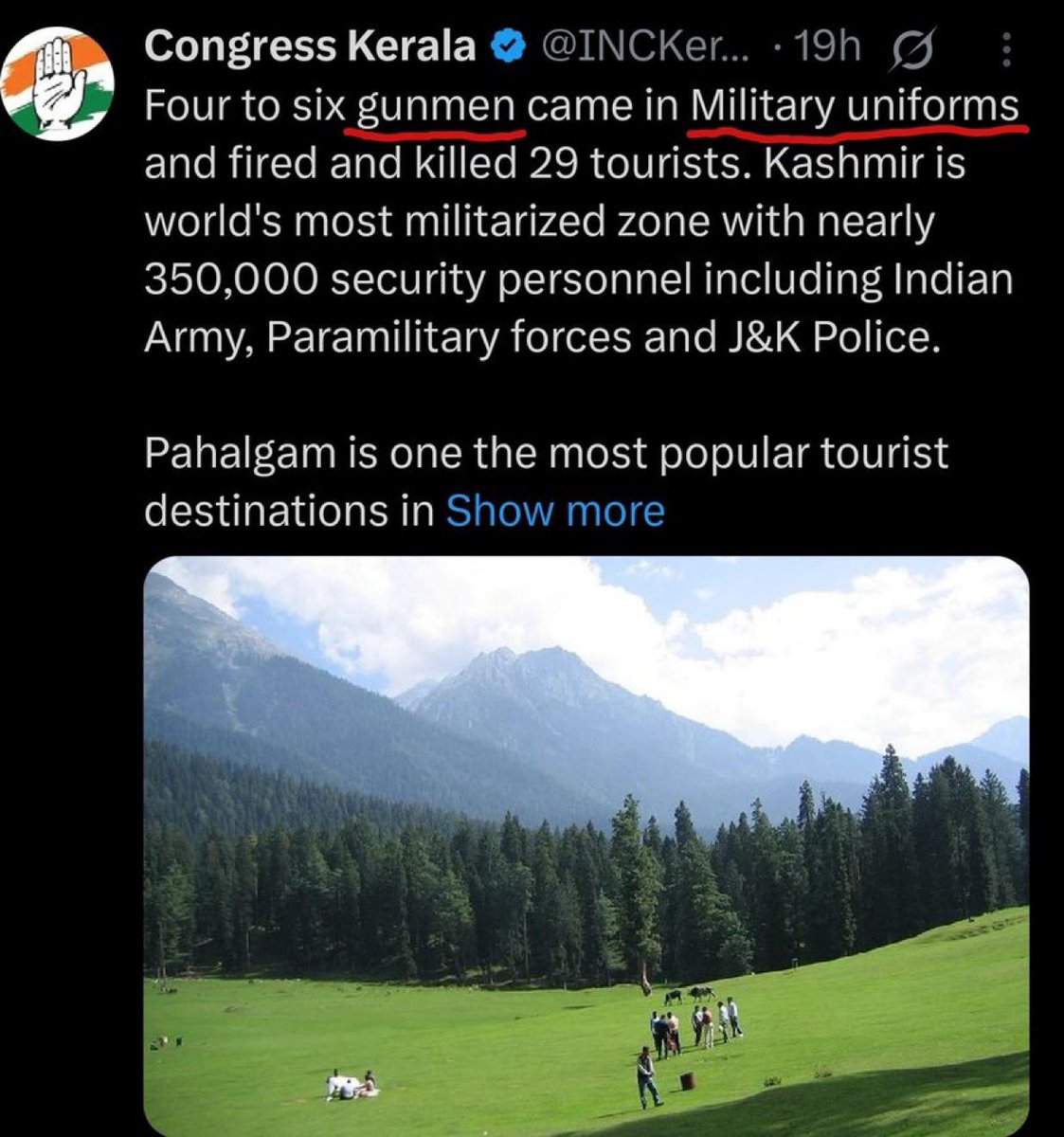Hindutva Knight tweet media