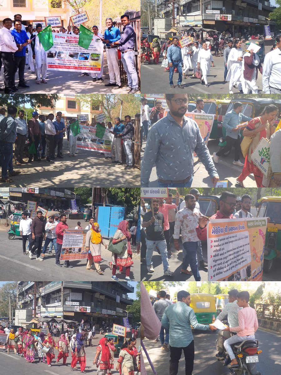 District Malaria Officer , Mehsana (@dmomeh) on Twitter photo આજરોજ વિશ્વ મેલેરિયા દિવસ અંતર્ગત તાલુકા હેલ્થ કચેરી મહેસાણા ખાતેથી જનજાગ્રુતિ માટે આયોજીત રેલીનું માન.CDHOશ્રી દ્વારા પ્રસ્થાન કરાવવામાં આવ્યું.આ પ્રસંગે માન.DMO,EMO અને THO શ્રી સહિતના આરોગ્ય અધિકારીઓ અને કર્મચારીઓ ઉપસ્થિત રહ્યા.<a href="/ddo_mehsana/">DDO Mehsana</a> આજરોજ વિશ્વ મેલેરિયા દિવસ અંતર્ગત તાલુકા હેલ્થ કચેરી મહેસાણા ખાતેથી જનજાગ્રુતિ માટે આયોજીત રેલીનું માન.CDHOશ્રી દ્વારા પ્રસ્થાન કરાવવામાં આવ્યું.આ પ્રસંગે માન.DMO,EMO અને THO શ્રી સહિતના આરોગ્ય અધિકારીઓ અને કર્મચારીઓ ઉપસ્થિત રહ્યા.<a href="/ddo_mehsana/">DDO Mehsana</a>