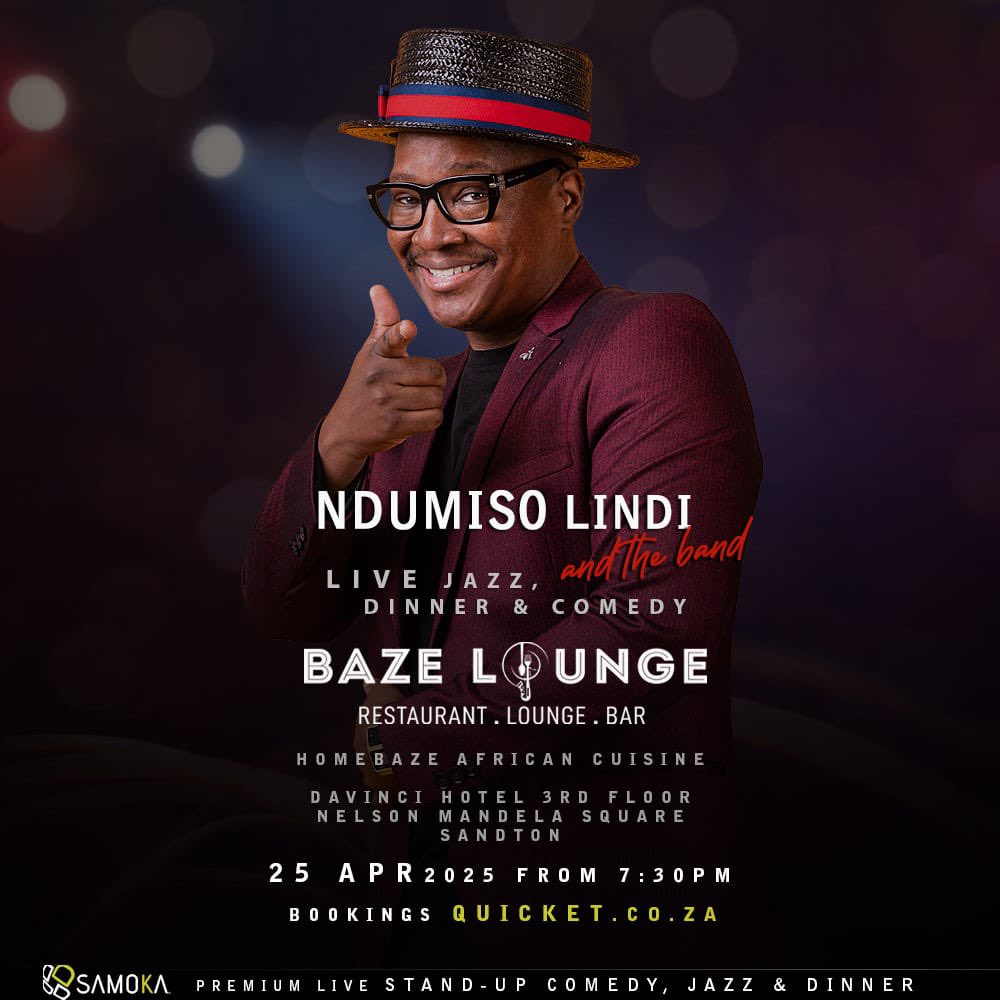 [Comedy Event] Don’t get bored this long weekend, here’s comedy event that you can attend with friends and family… <a href="/NdumisoLindi/">Ndumiso 🐓 Lindi (ROOSTA)</a> (Roaster) LIVE in Sandton TONIGHT - <a href="/NoJokesComedy/">NoJokesComedy On DEMAND</a>