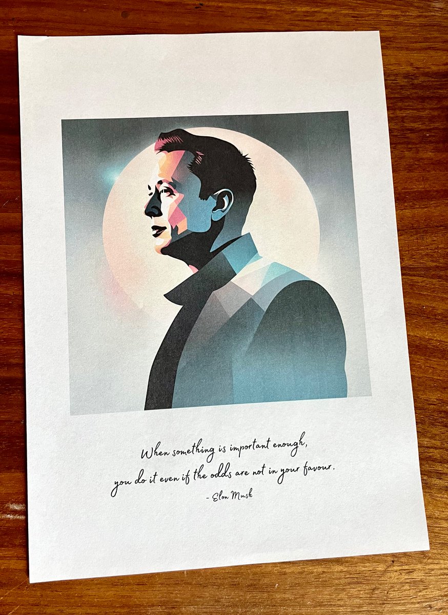 Lavenderbyte's tweet image. Get inspired by one of the most innovative minds of our time! 🚀✨ Our Elon Musk poster is perfect for dreamers, creators, and innovators. 

Add a touch of visionary energy to your space. Grab yours now! 

#ElonMusk #Innovation #TechPoster #Printables
