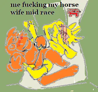//suggestive  real horseyuri. this is funny to me but idk if i can post it. theyre fully clothed ok. ill still put a content filter tho 