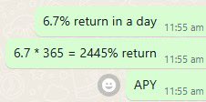 FRENS!! 🔥🚀 Been grinding hard af on these $Butter terminal strategies since so many of you were getting REKT!! Our degen intern has been living on Redbull for MONTHS and just dropped this absolute BANGER - 6.7% DAILY RETURNS!!! 💰💸 Should we open-source this money printer to