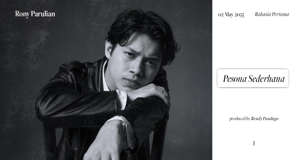 We_R1Official's tweet photo. “Rahasia Pertama” album teaser is out!

Watch now on https://t.co/4Mz4ArGo3h

#RonyParulian #RahasiaPertama https://t.co/jCIQWmHmlG