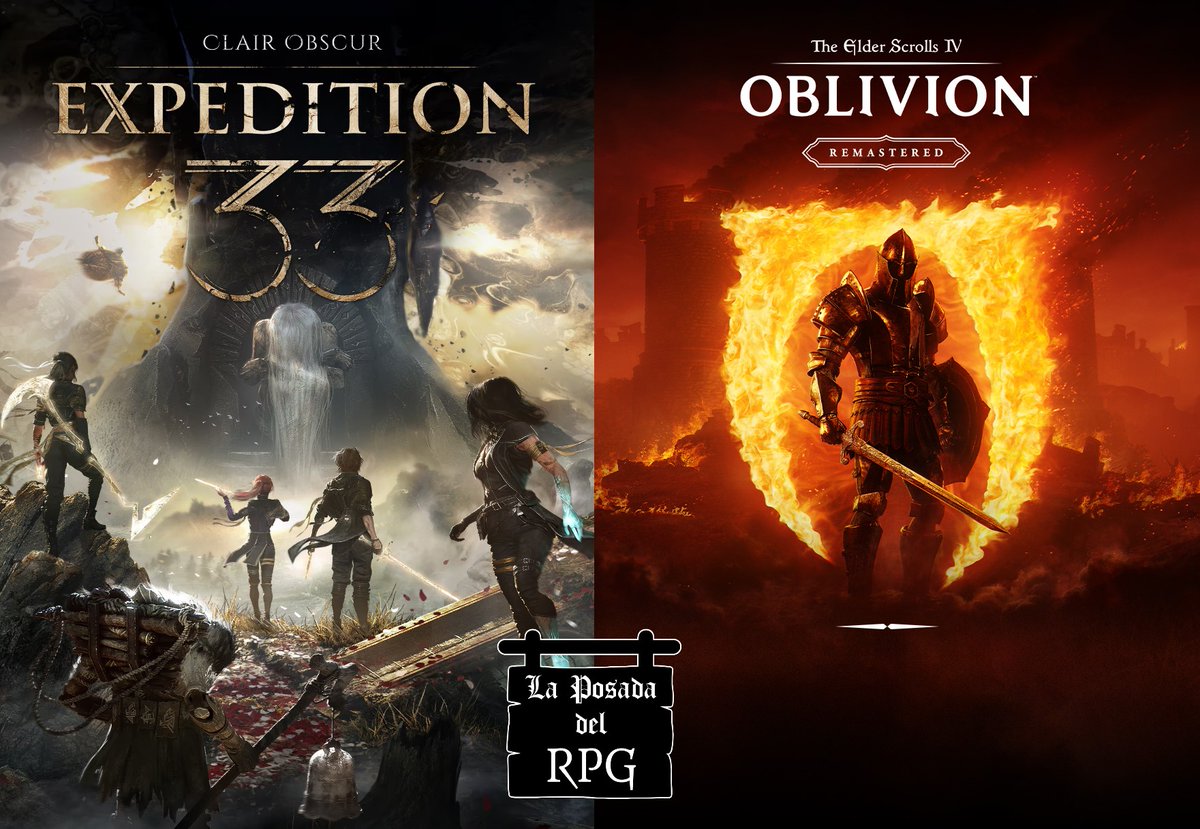 PosadaRpg's tweet photo. Buenos días de  VIERNES 🥳
Vaya día ayer. 

Mañana y tarde disfrutando durante más de 6 horas al que para mi es uno de los juegos del año @expedition33 

Noche explorando los mundos de Cyrodiil que se ven mejor que nunca.

#ClairObscurExpedition33 
#elderscrollsoblivion 
#GOTYs https://t.co/m9KLKDJsXI
