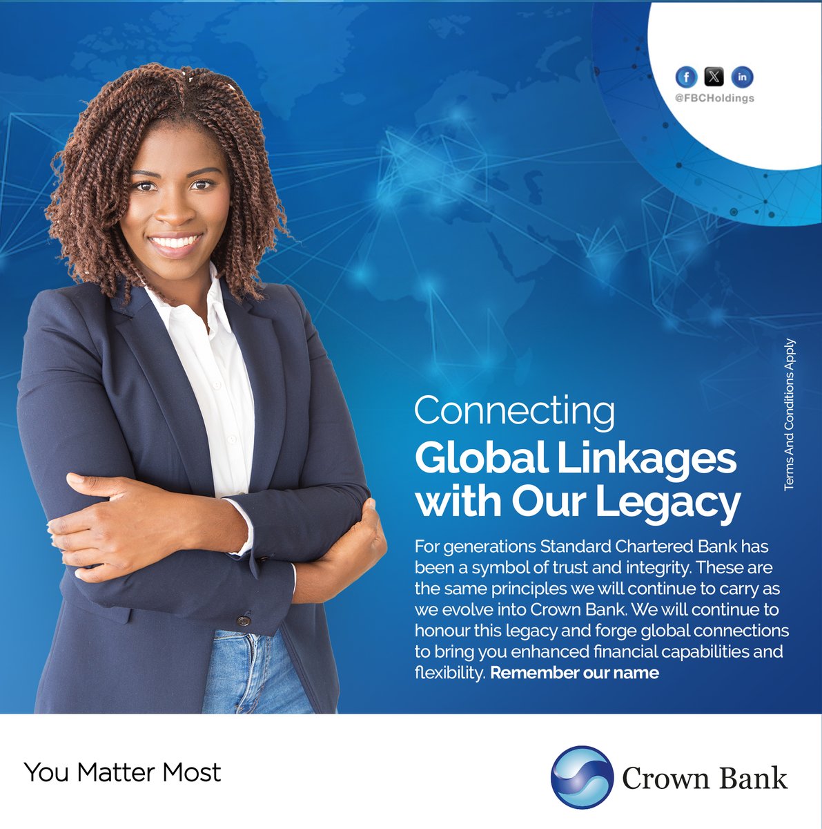 Built on a legacy of global expertise, we offer banking you can trust and rely on.hashtag#YouMatterMost