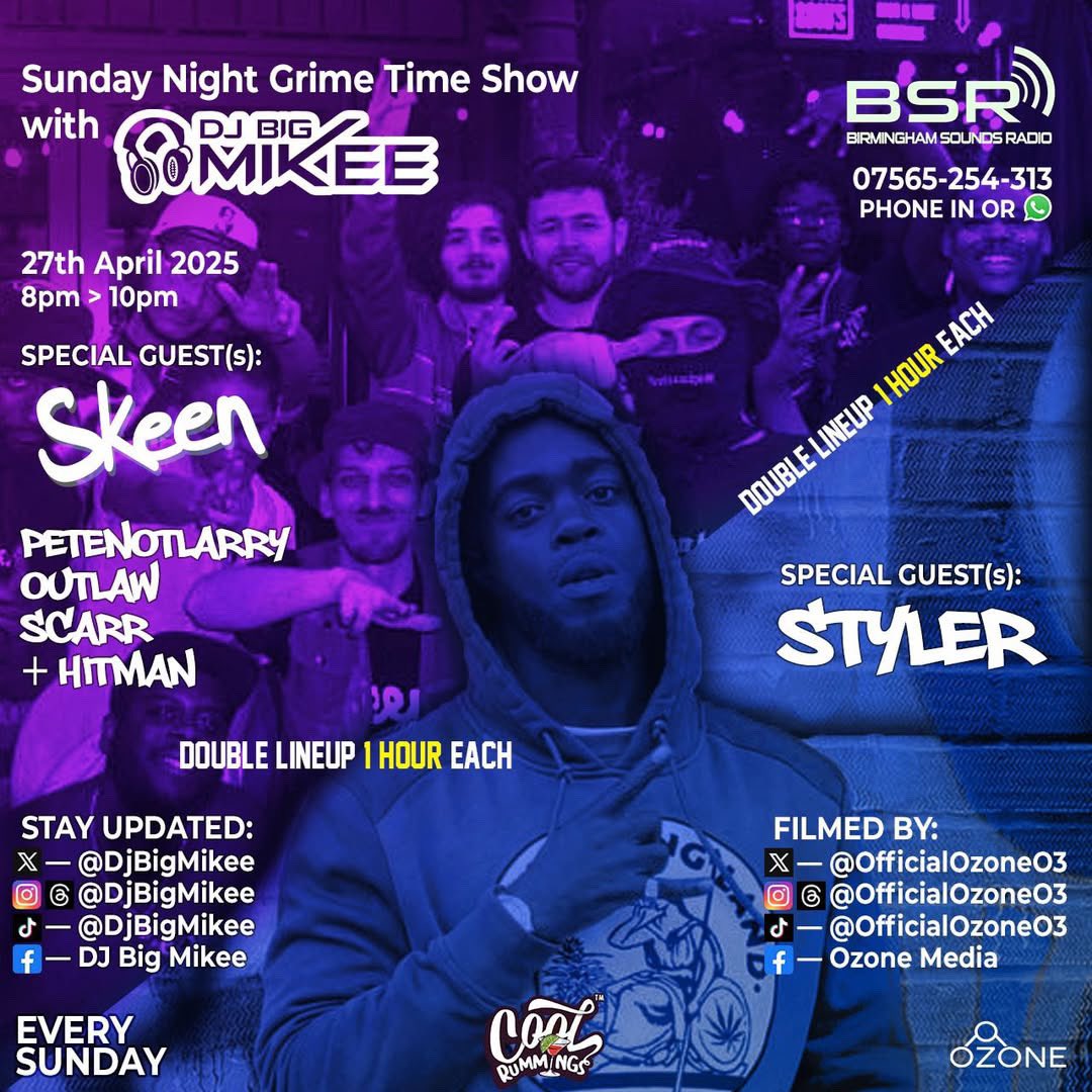 Well overdue chop up with <a href="/DjBigMikee/">Big Mikee</a> this Sunday on BSR 🎼🎶🎼 #Grime