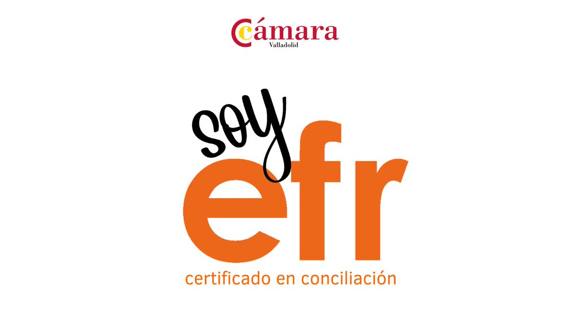 ¡Renovamos la certificación <a href="/efr_iniciativa/">efr</a> !
Seguimos apostando por la #conciliación, la igualdad y el bienestar del equipo.

✅ Nivel Proactiva B+
🏅 Fundación Másfamilia

🗞️camaravalladolid.com/uncategorized/…