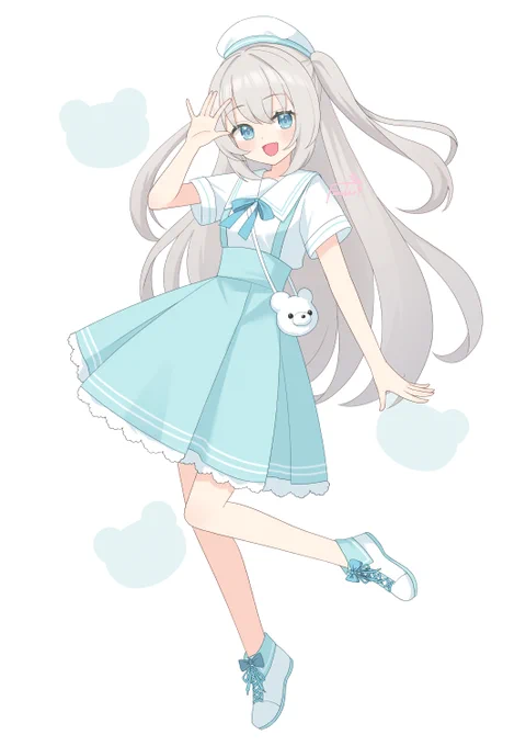 春のおでかけセーラーʕ•ᴥ•ʔ 