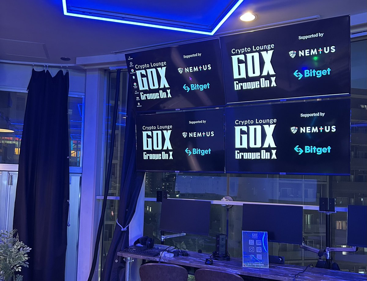 hassytoushi's tweet image. クリプトラウンジGOXで飲み会やるってのもあるな。カラオケあるし。
#GOXPR