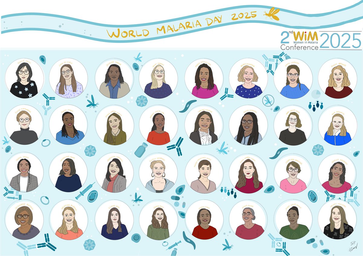 This World Malaria Day, we celebrate the vital role women &amp; other discriminated genders play in the fight against malaria! From pioneering researchers to dedicated health workers, women are driving innovation &amp; change in malaria control globally. [Sketch by Sophia &amp; Thorey 👩🏻‍🎨]