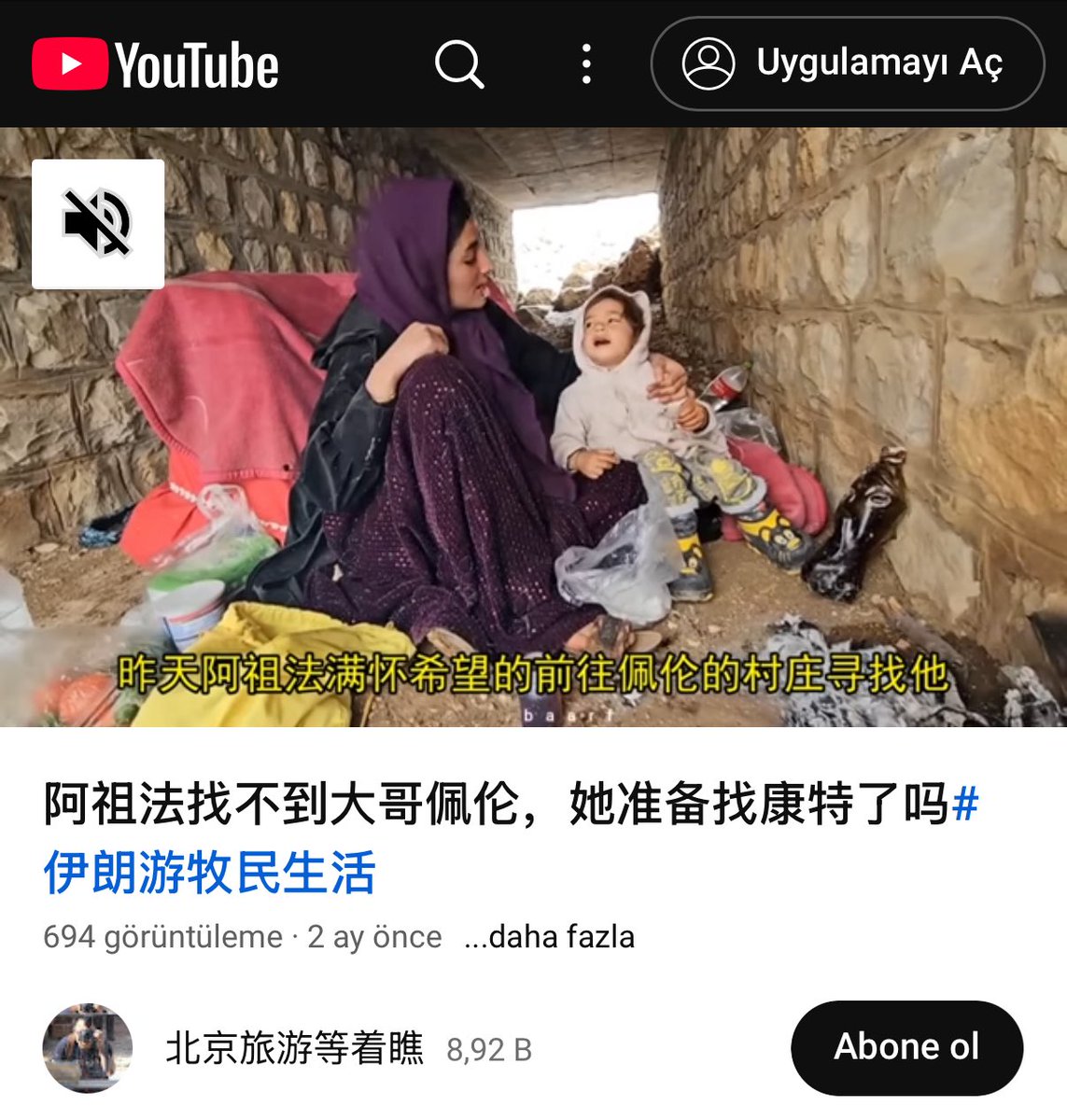 mahajansi's tweet photo. Videodaki İranlı göçebe bir kadının Çince çekilmiş belgesel görüntüleri.

Çinceyi silip, duygusal müzik atıp, Şanlıurfa deyip PARA topluyorlar.

Dolandırılmayın… https://t.co/umc2h7AJ3K